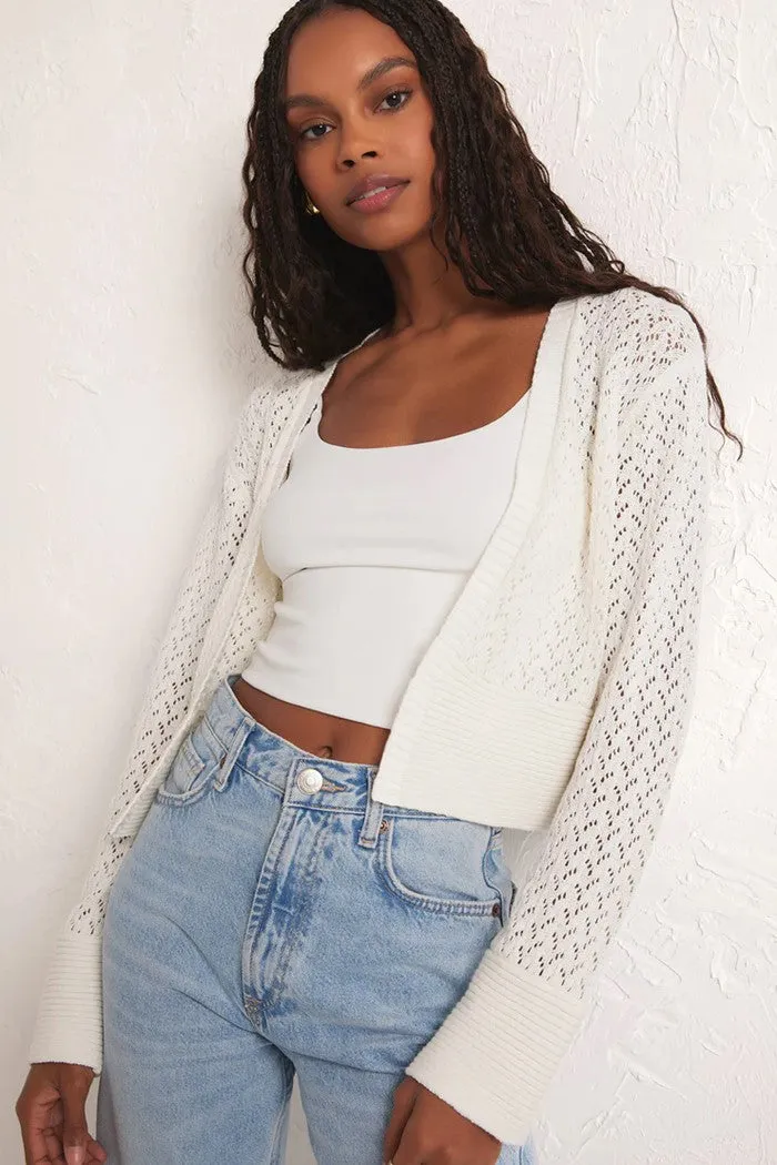 Kapa Pointelle Cardigan