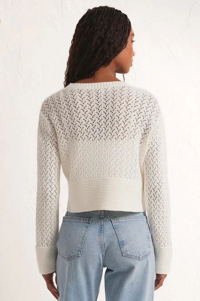 Kapa Pointelle Cardigan