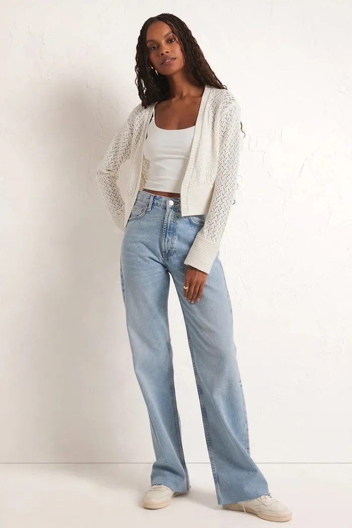 Kapa Pointelle Cardigan