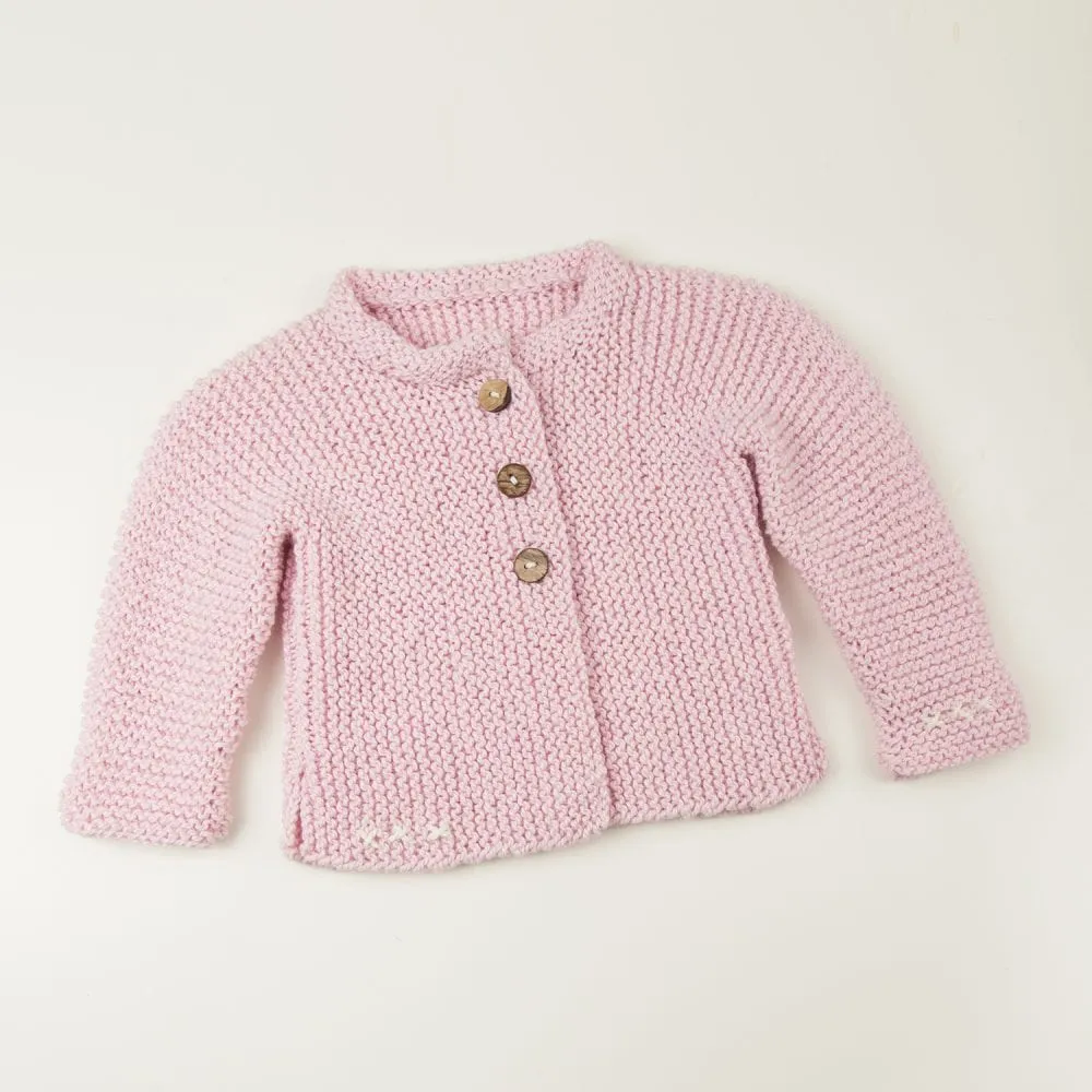 Lilly Cardigan Baby Knitting Kit
