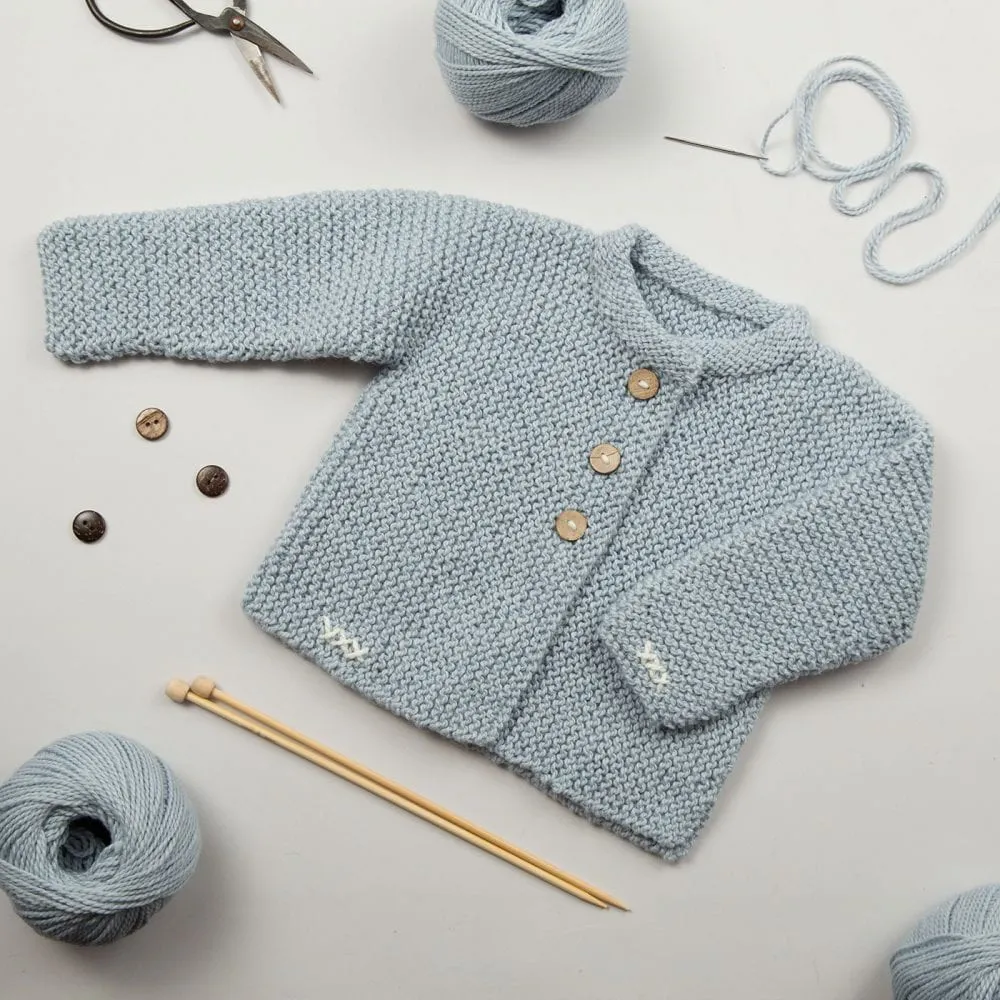 Lilly Cardigan Baby Knitting Kit