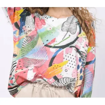 Long Sleeve Batwing Sweater Top
