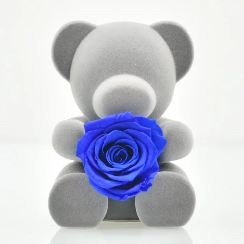 Mini Teddy Bear With Rose
