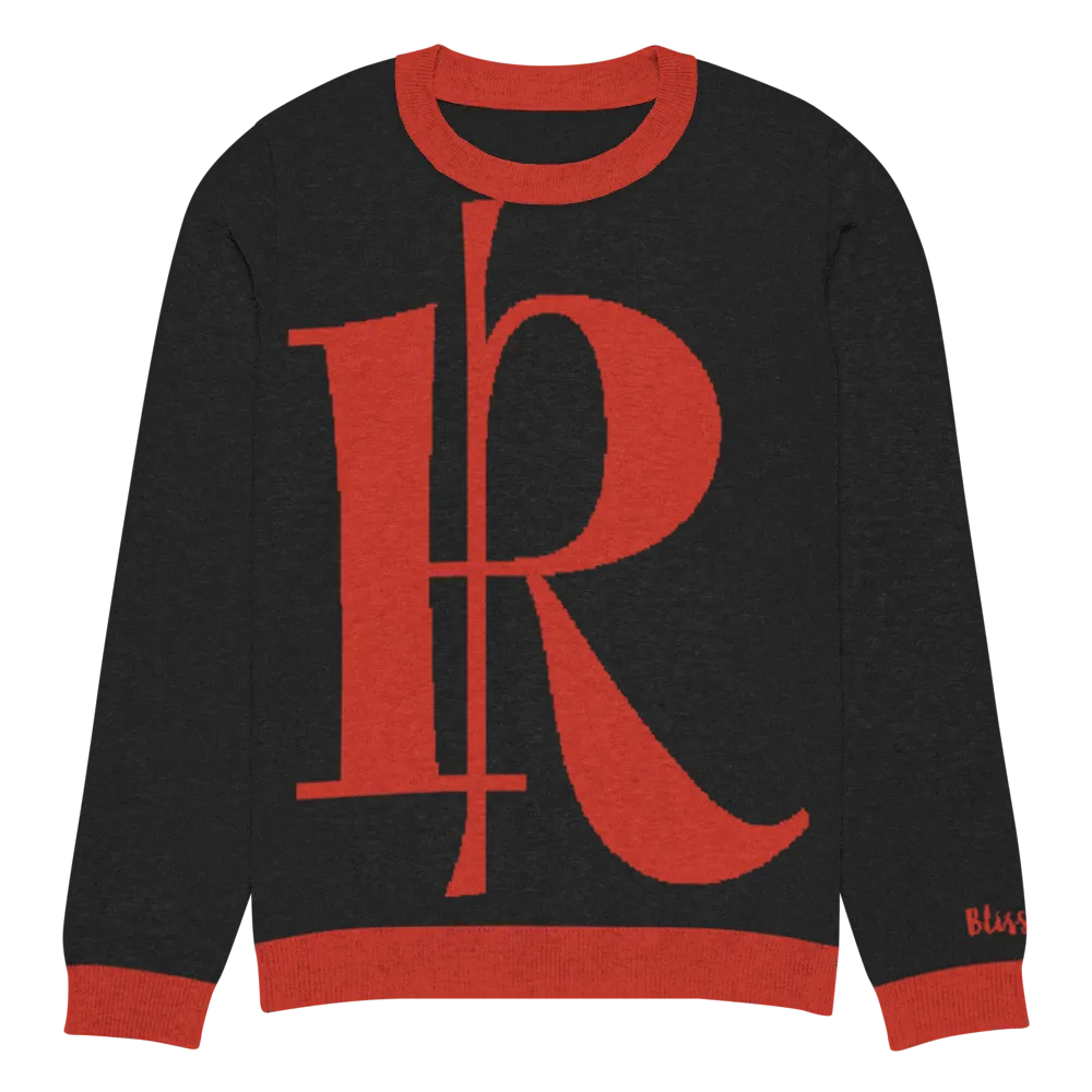 Monogram Letter Personalized Knit Sweater