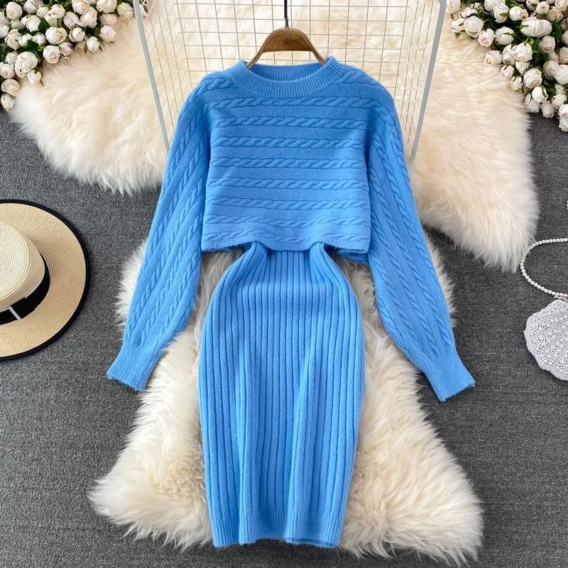 No Big Surprise Knitted Midi Dress