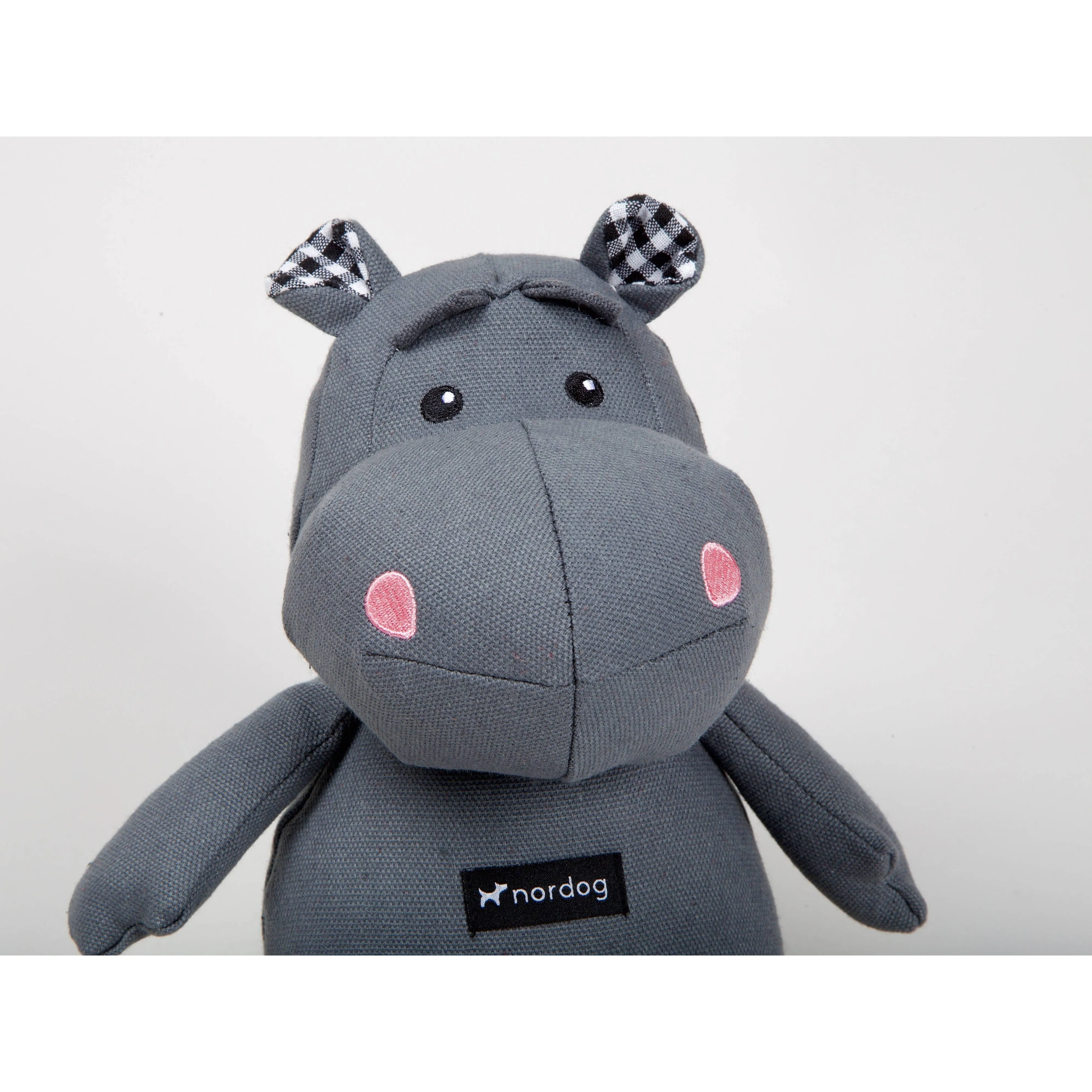 Nordog | Henny The Hippo Grey - Plush Dog Toy