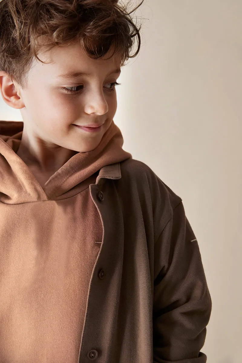 Organic Kapuzenpullover "Hoodie Biscuit", 3-4J & 9-10J