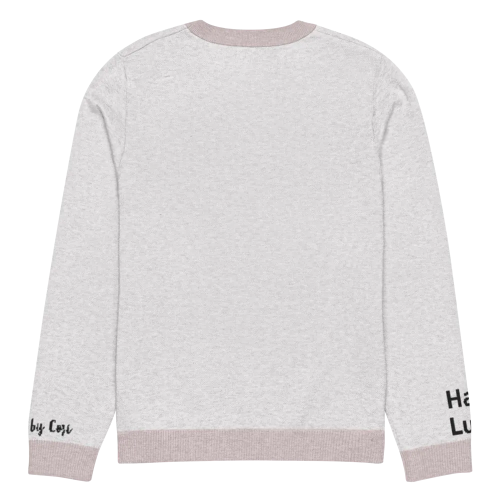 People Whatever Cats Forever Personalized Knit Sweater