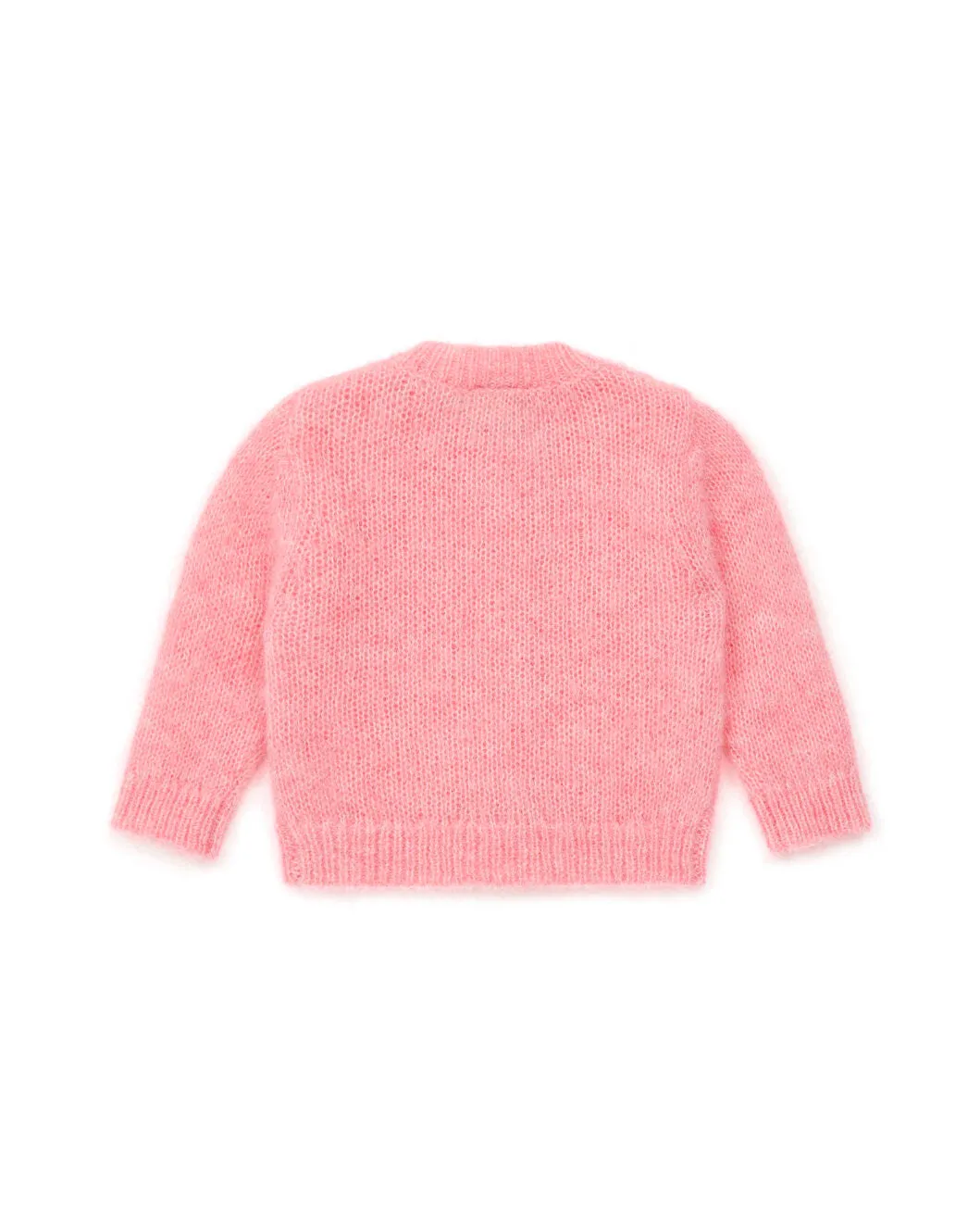 Pink Alpaca Cable Cardigan - Bonton