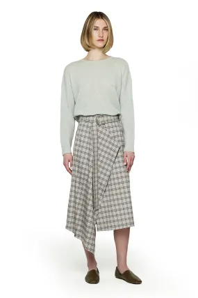 Plaid Wrap Skirt