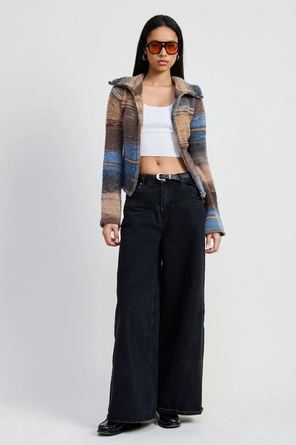 Reagan Zip Up Sweater