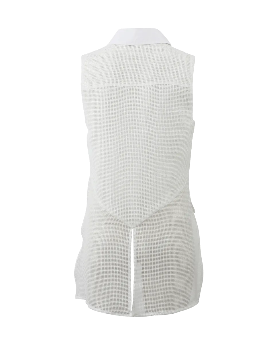 Sheer Oxford Tunic