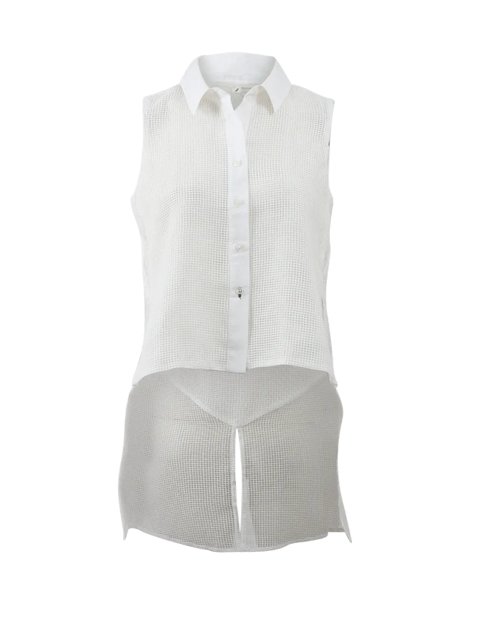 Sheer Oxford Tunic