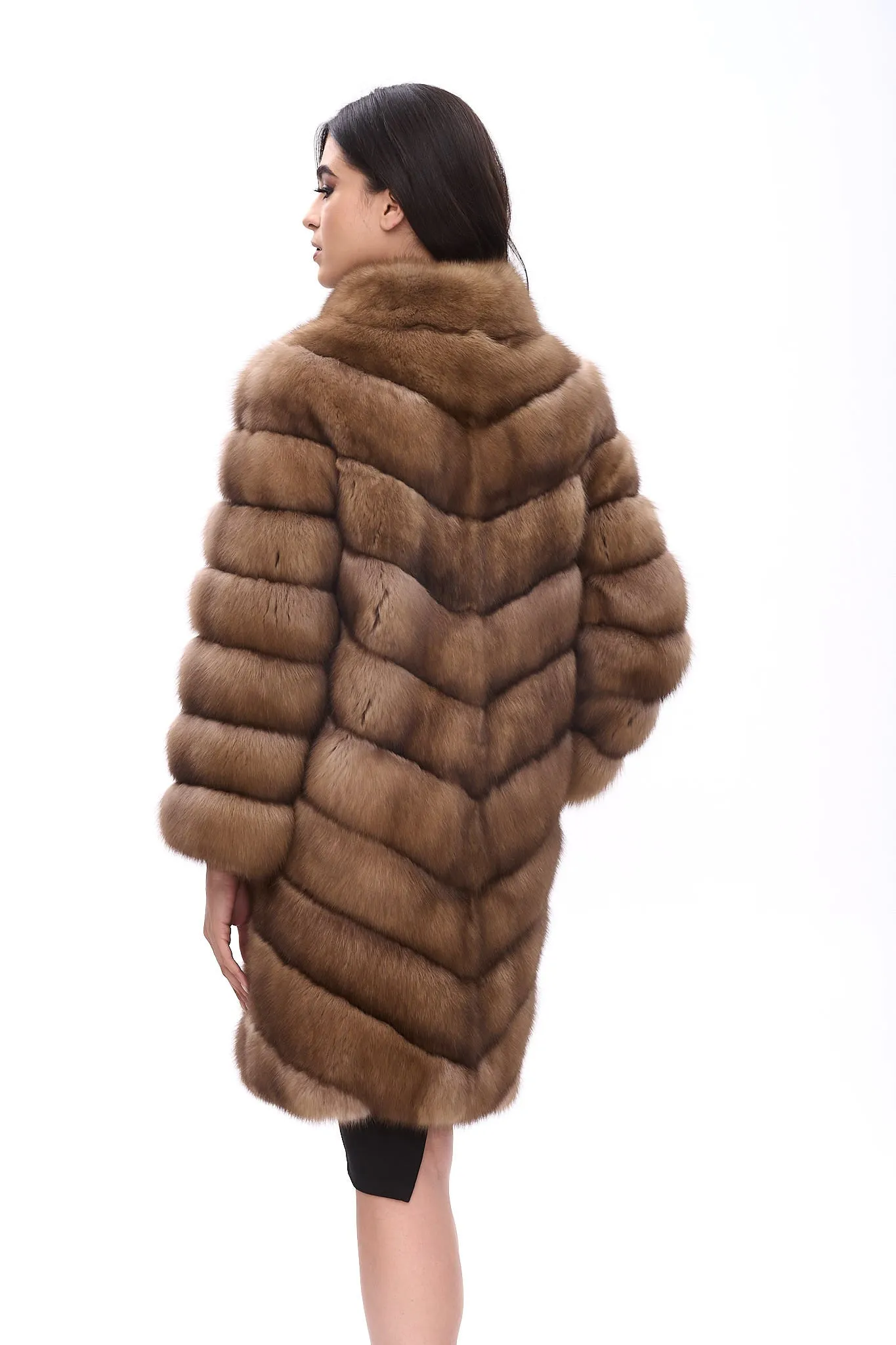 Short sable coat