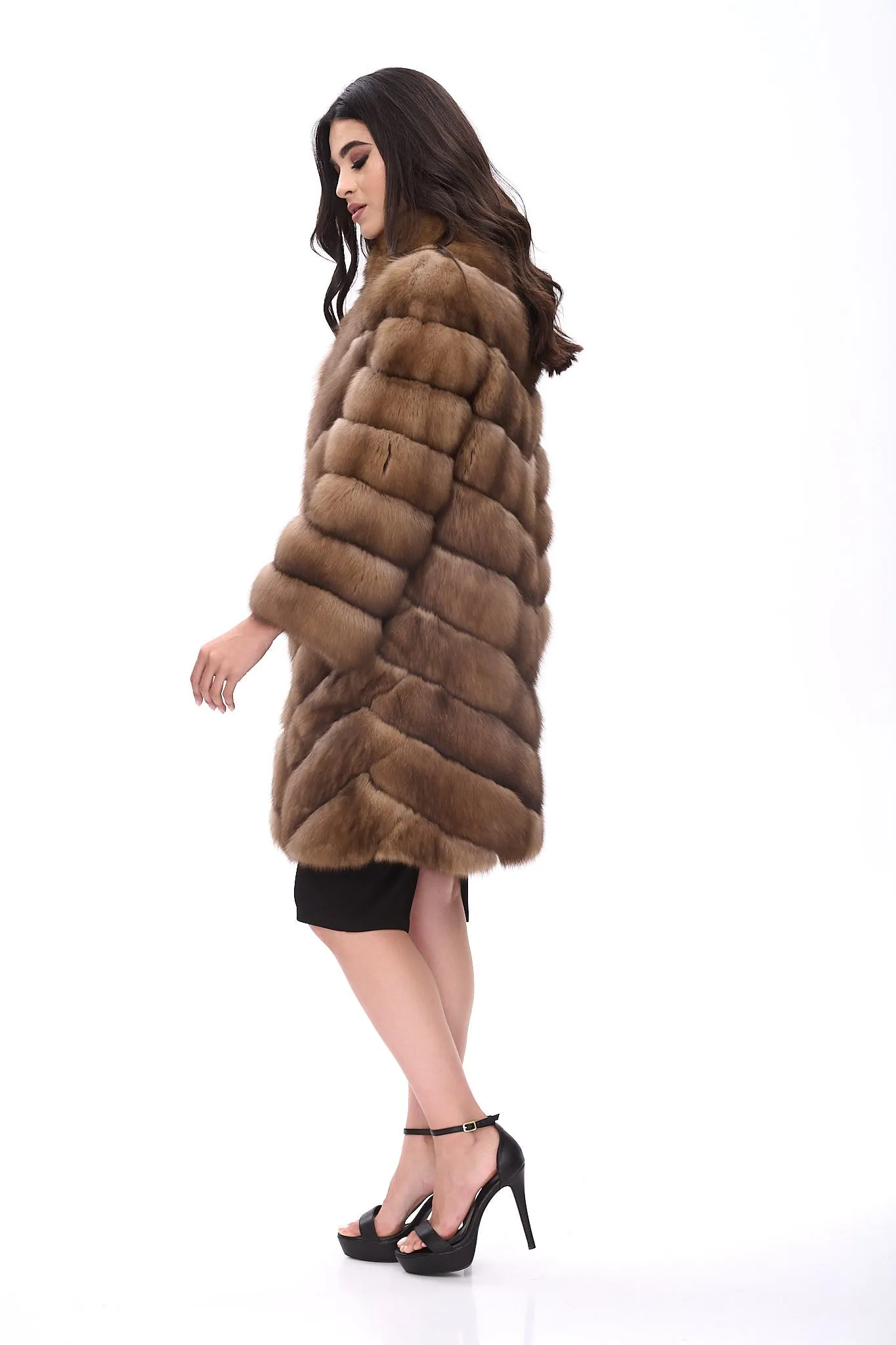 Short sable coat