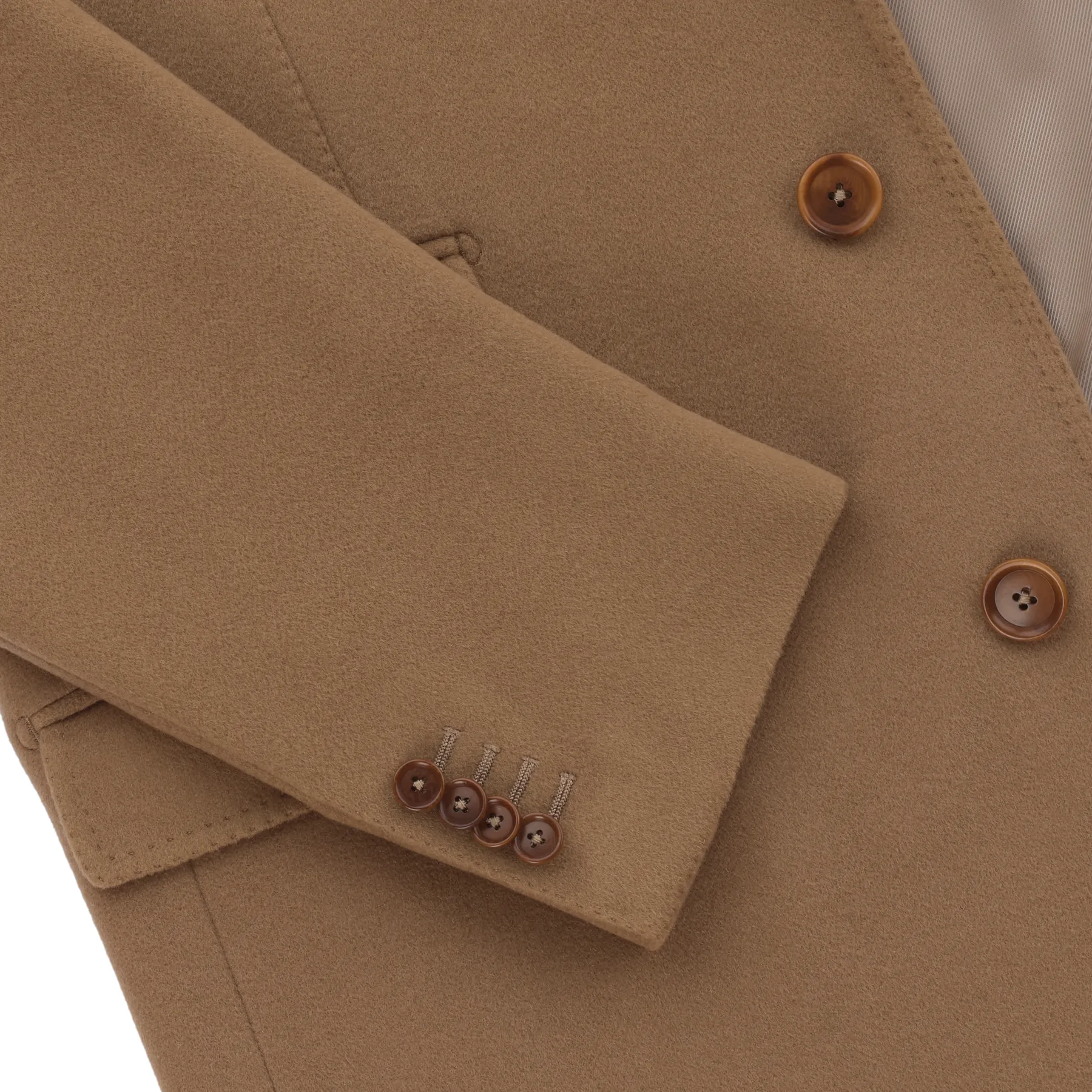 Single-Breasted Cashmere Coat