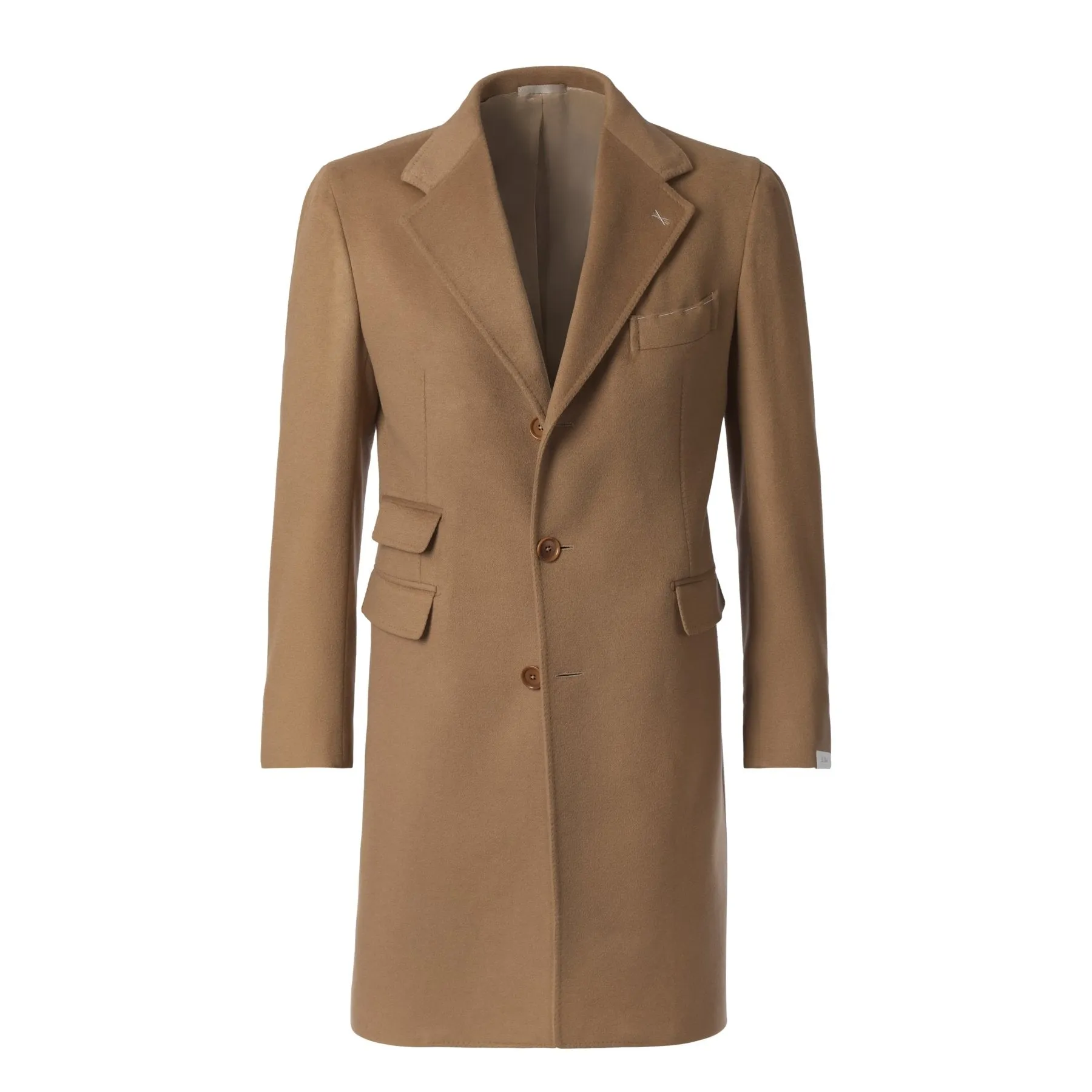 Single-Breasted Cashmere Coat