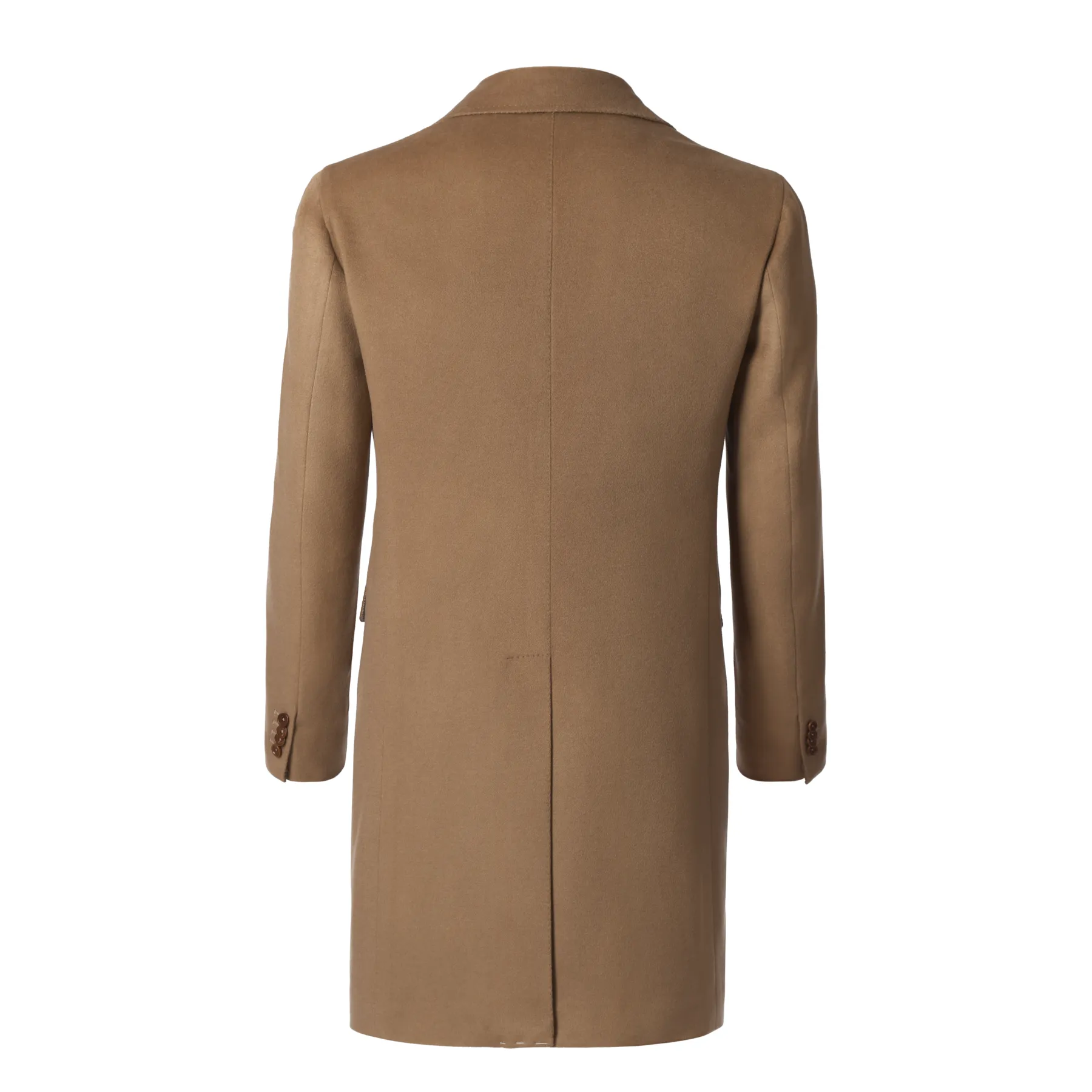 Single-Breasted Cashmere Coat