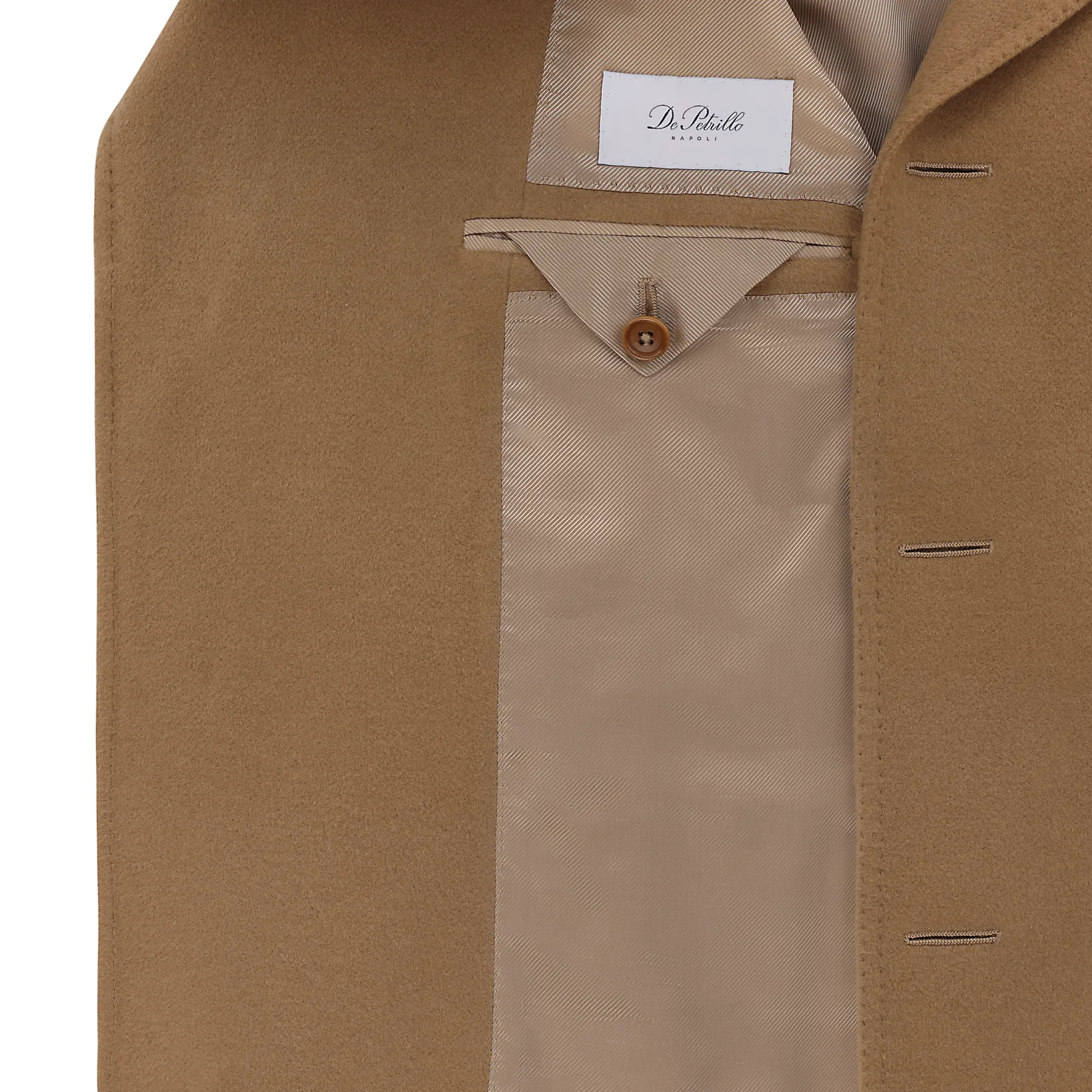 Single-Breasted Cashmere Coat