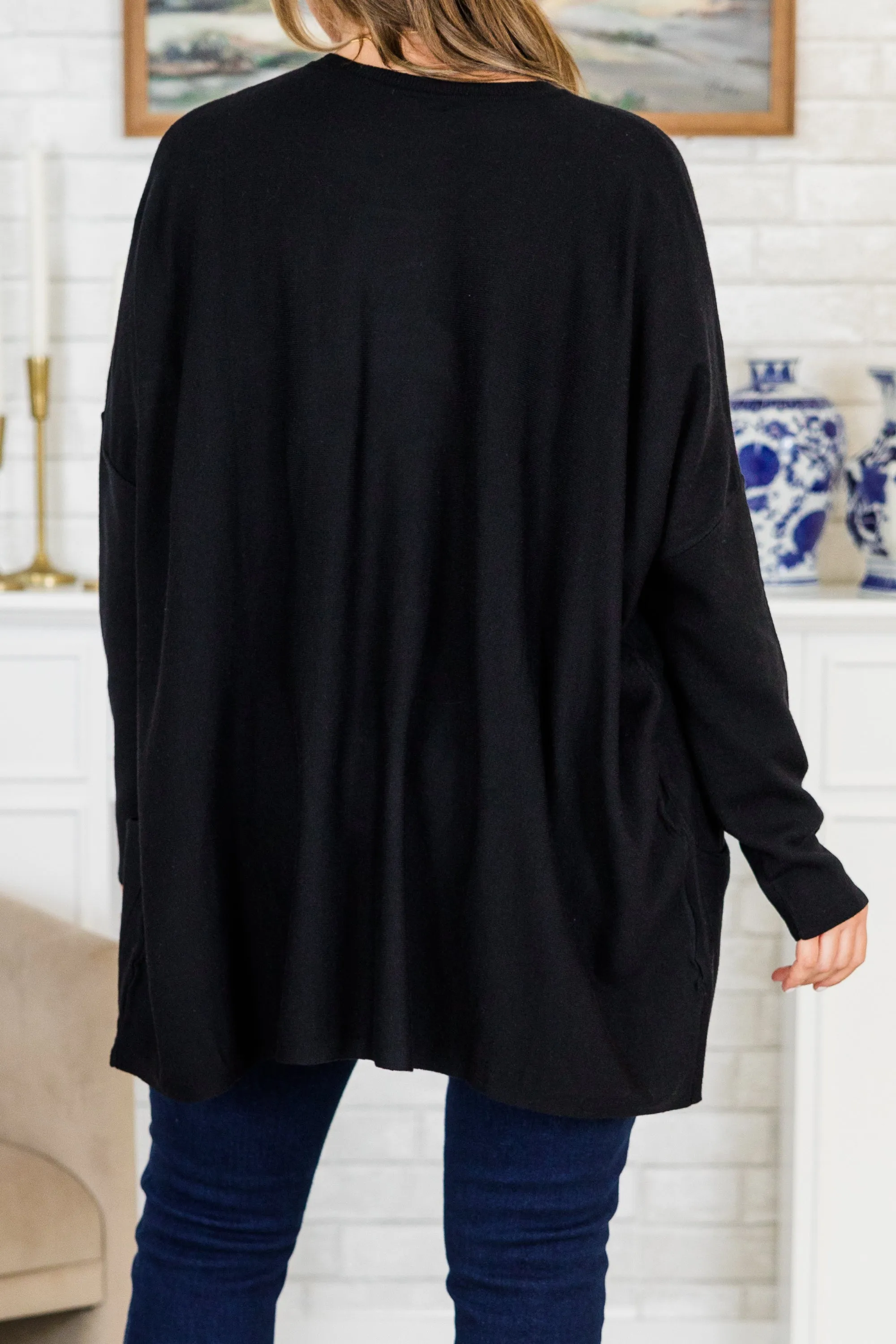 Snow Whispers Tunic, Black