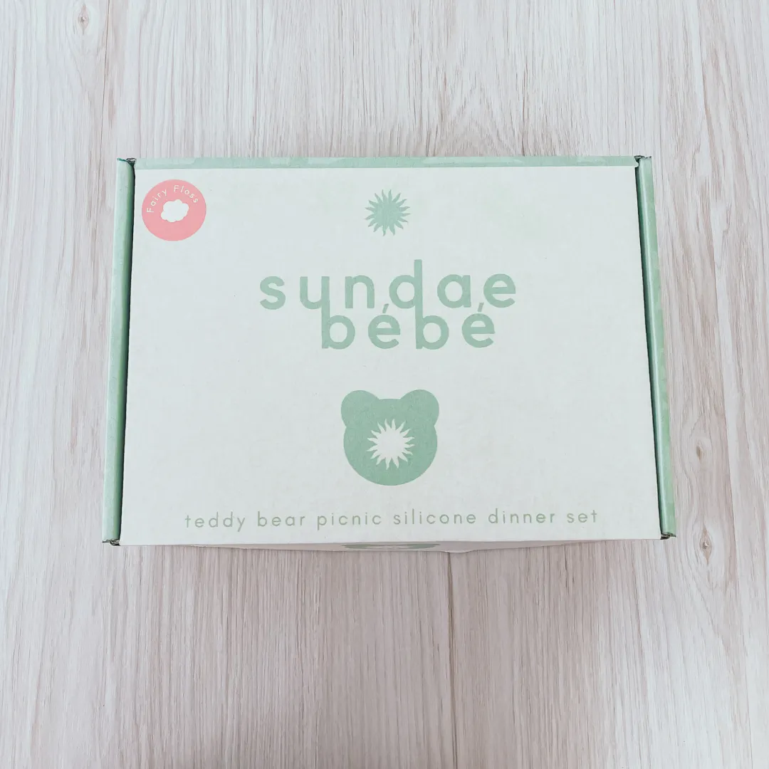 Sundae Bébé - Teddy Bear Picnic Silicone Dinner Set (Blueberry)