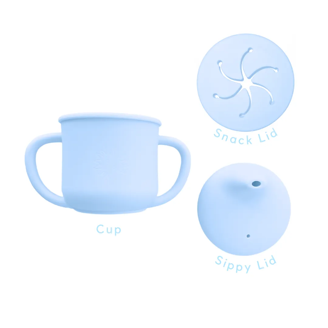Sundae Bébé - Teddy Bear Picnic Silicone Dinner Set (Blueberry)