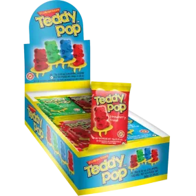 Teddy Pop Ring Lollipop