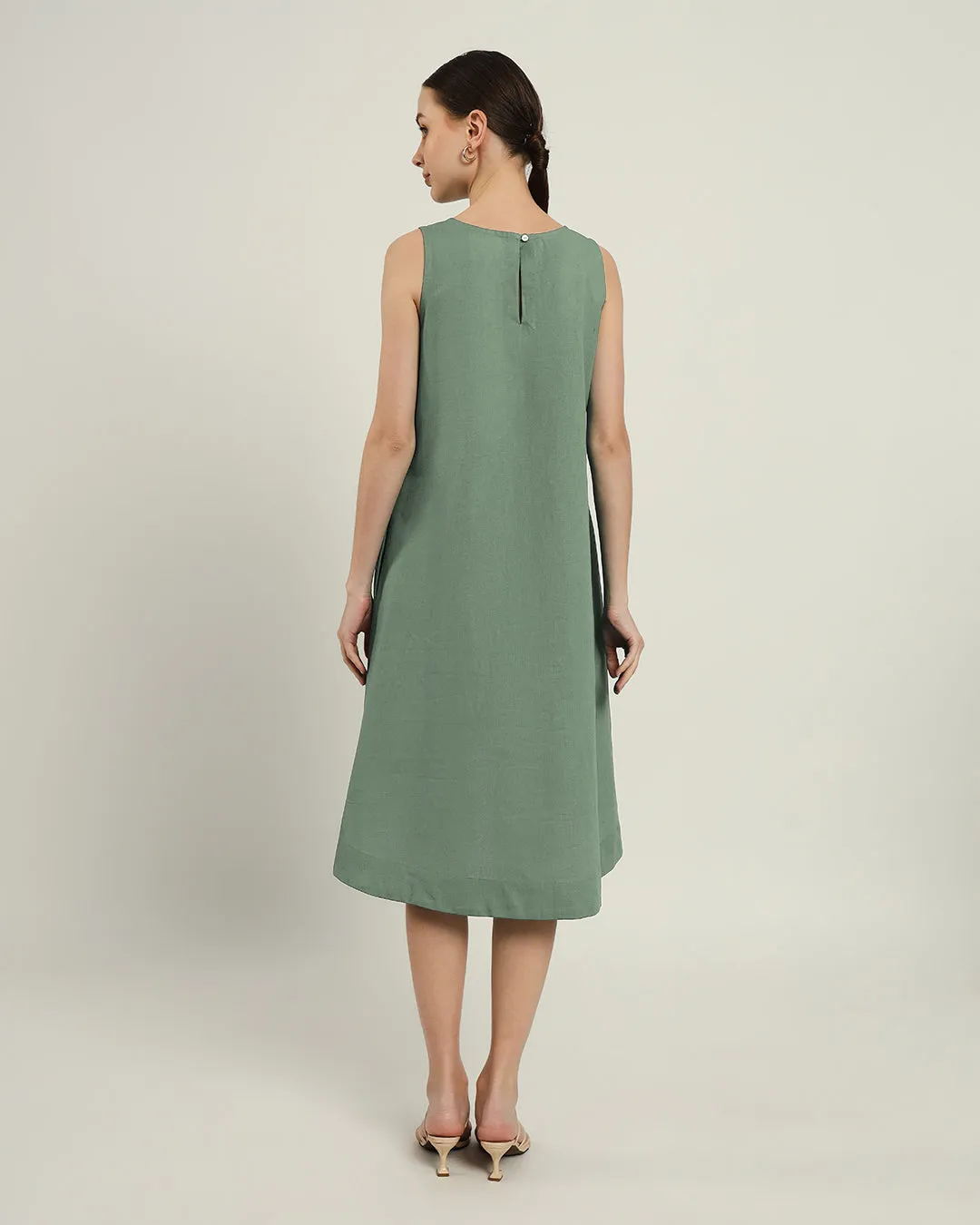 The Odesa Mint Cotton Dress