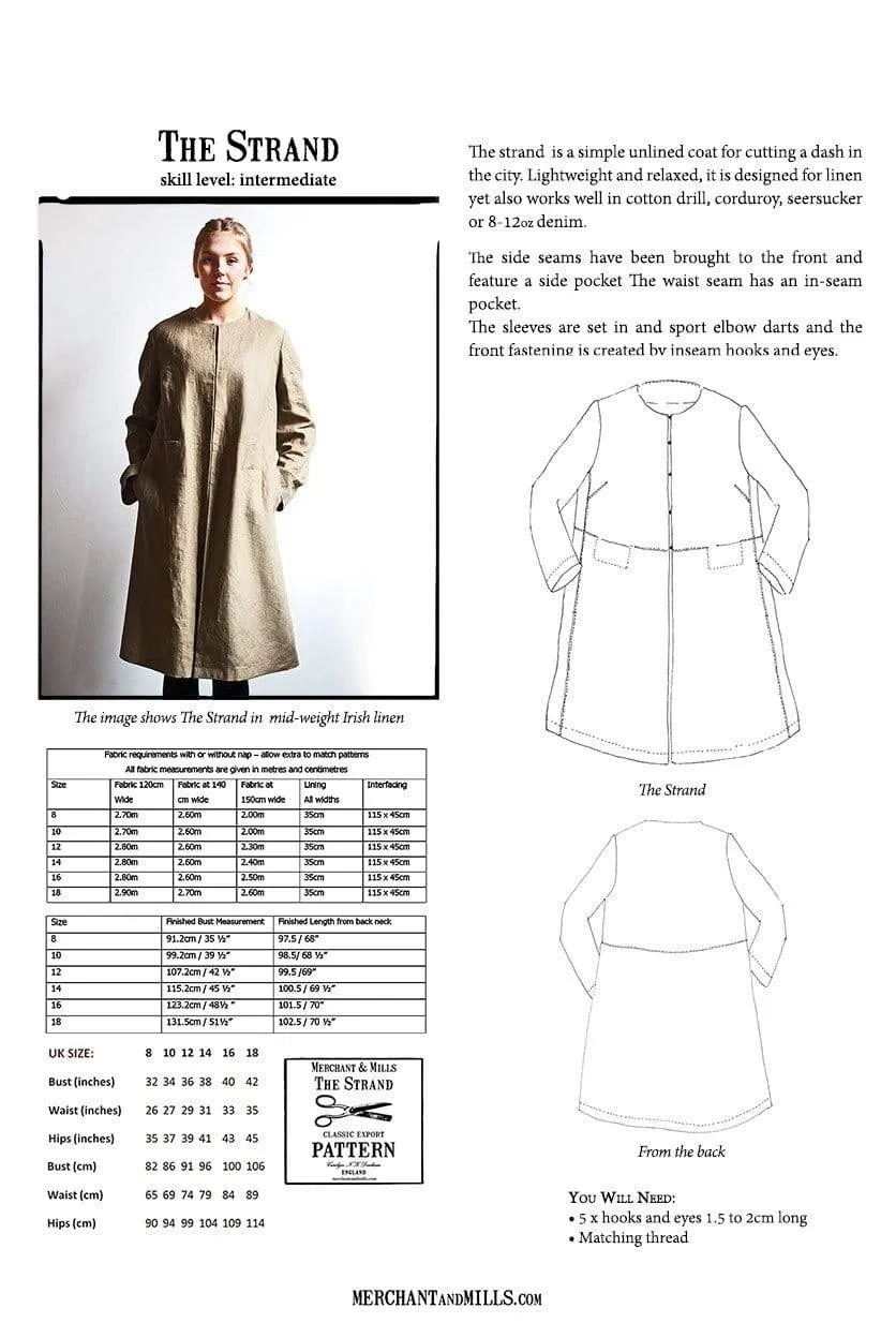 The Strand Coat - Merchant & Mills