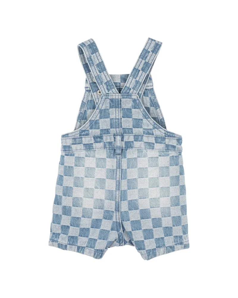 THE WATERHOLE CHECK DENIM OVERALL