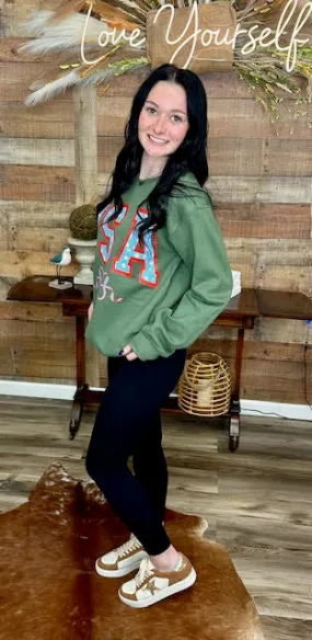 USA Fleece Sweatshirt