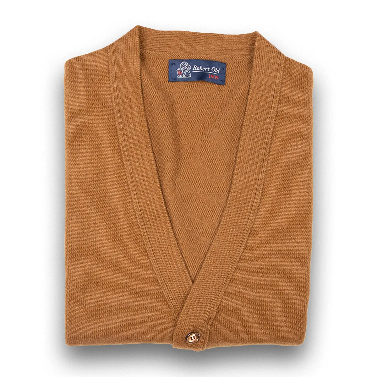 Vintage Vicuna Mallaig 4ply Cashmere Cardigan