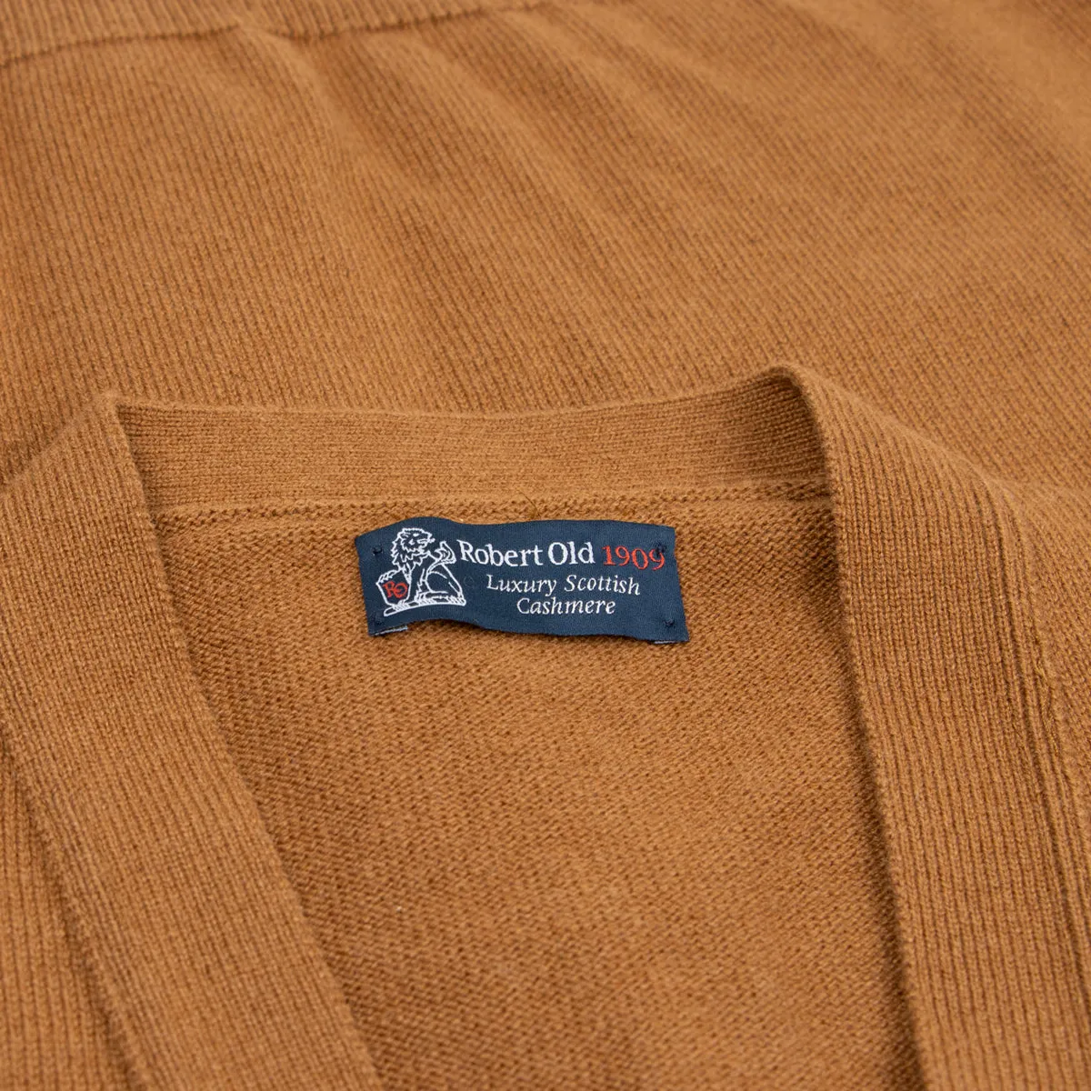 Vintage Vicuna Mallaig 4ply Cashmere Cardigan